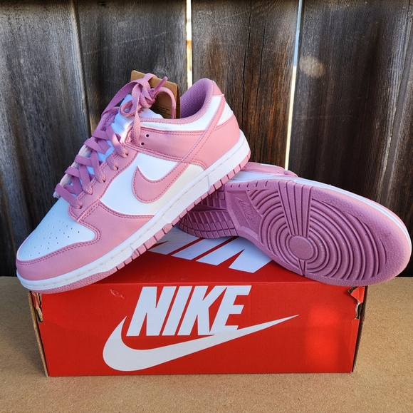 Nike Shoes - Women's Nike Dunk Low Next Nature White/Elemental Pink